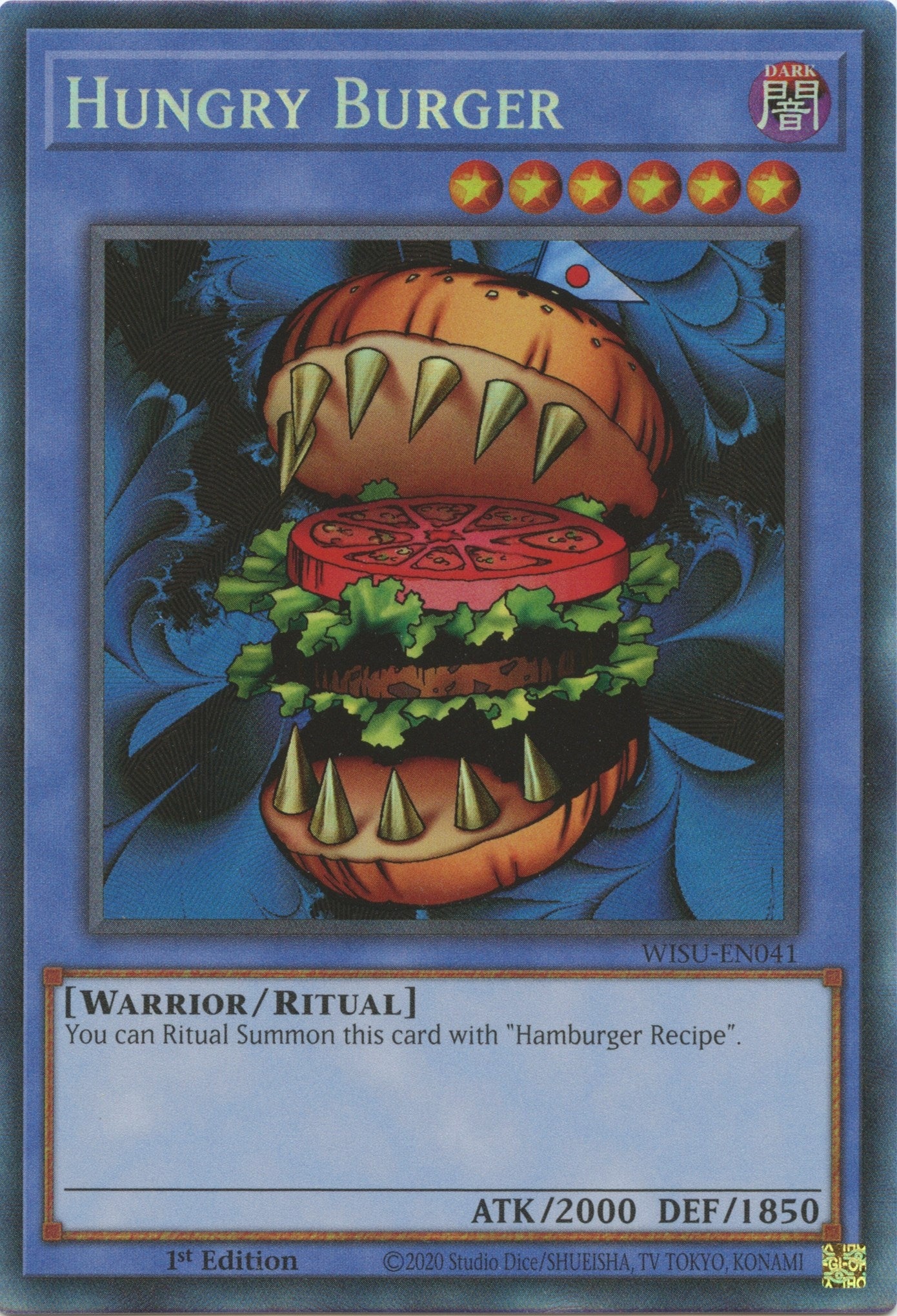 Image for Hungry Burger (CR) (WISU-EN041) (Wild Survivors) - YuGiOh
