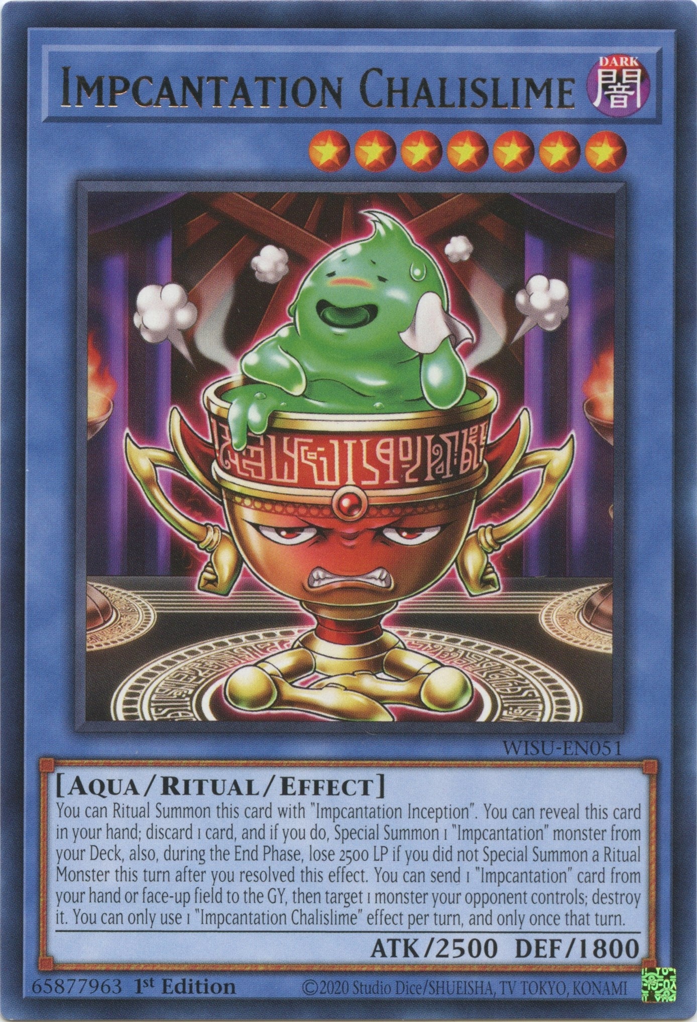 Image for Impcantation Chalislime (WISU-EN051) (Wild Survivors) - YuGiOh