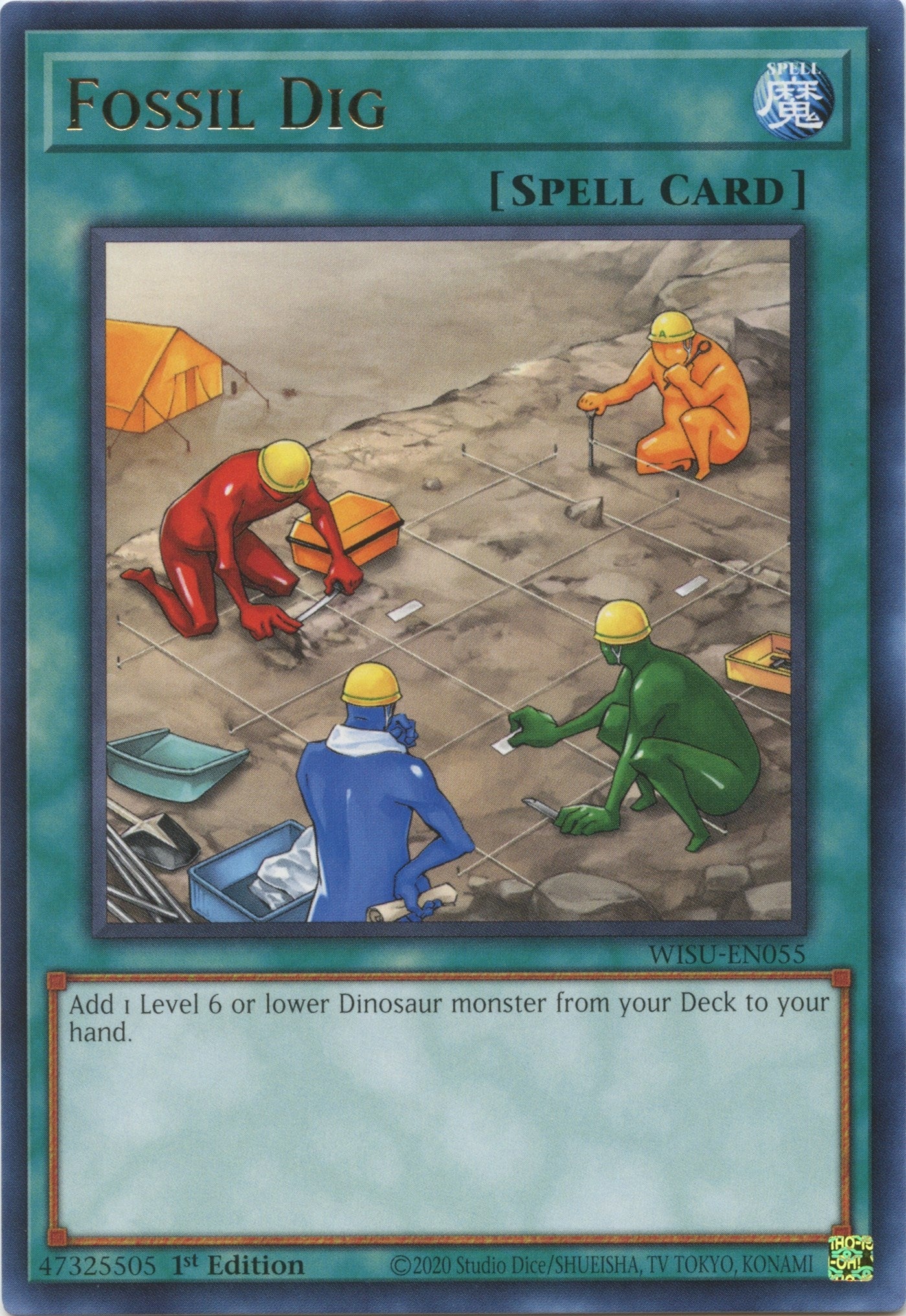 Image for Fossil Dig (WISU-EN055) (Wild Survivors) - YuGiOh