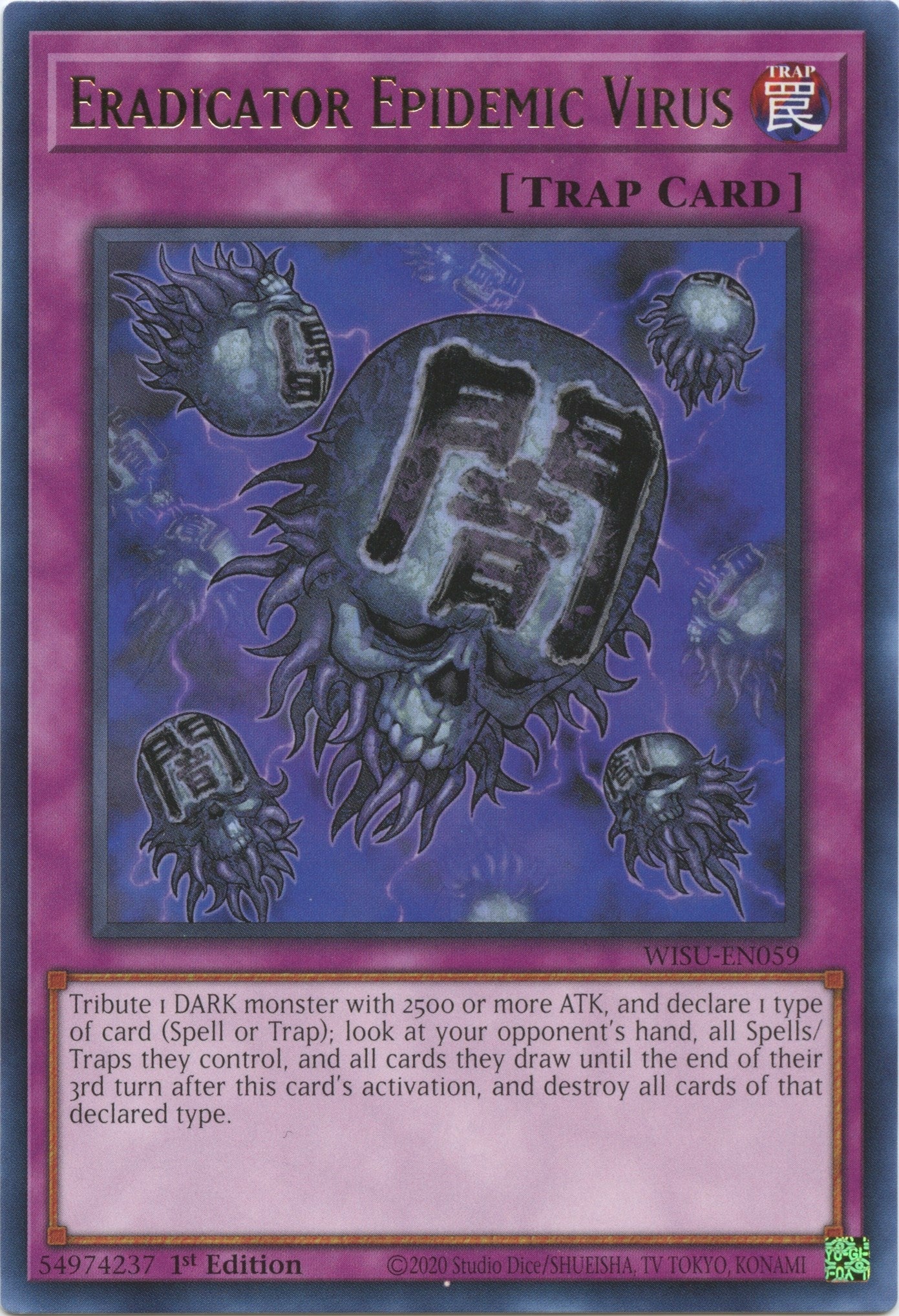 Image for Eradicator Epidemic Virus (WISU-EN059) (Wild Survivors) - YuGiOh