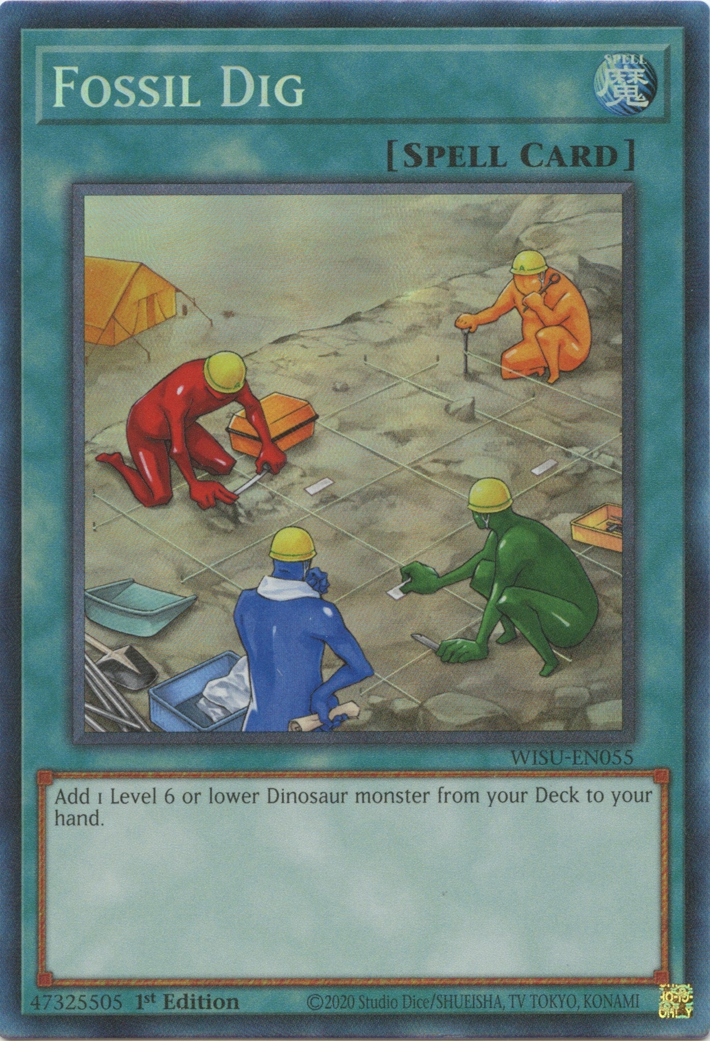 Image for Fossil Dig (CR) (WISU-EN055) (Wild Survivors) - YuGiOh