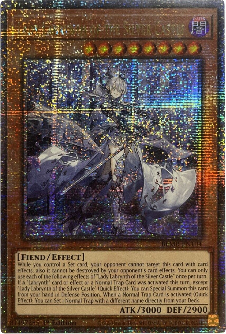 Image for Lady Labrynth of the Silver Castle (Quarter Century Secret Rare) (BLMR-EN104) (Battles of Legend: Monstrous Revenge) - YuGiOh