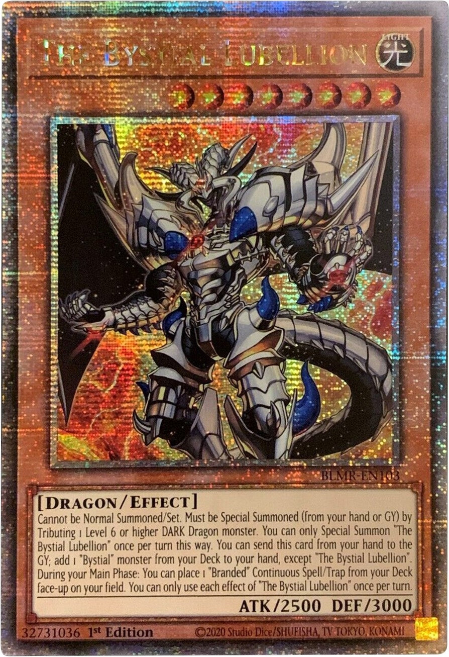 Image for The Bystial Lubellion (Quarter Century Secret Rare) (BLMR-EN103) (Battles of Legend: Monstrous Revenge) - YuGiOh