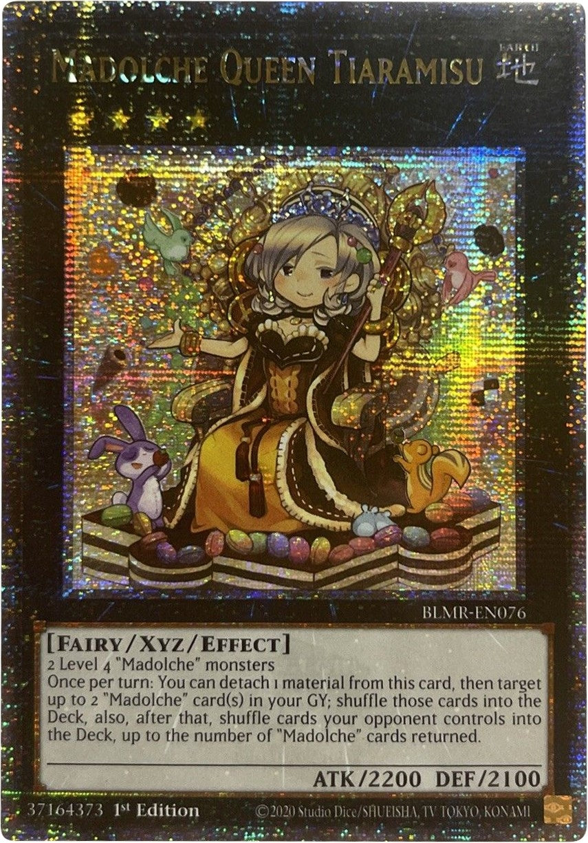 Image for Madolche Queen Tiaramisu (Quarter Century Secret Rare) (BLMR-EN076) (Battles of Legend: Monstrous Revenge) - YuGiOh
