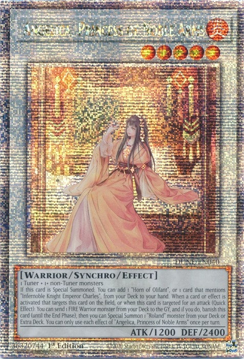 Image for Angelica, Princess of Noble Arms (Quarter Century Secret Rare) (DUNE-EN040) (Duelist Nexus) - YuGiOh
