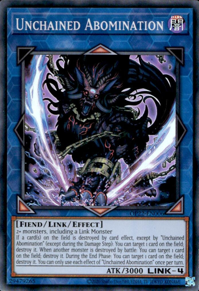 Image for Unchained Abomination (OP22-EN006) (OTS Tournament Pack 22) - YuGiOh