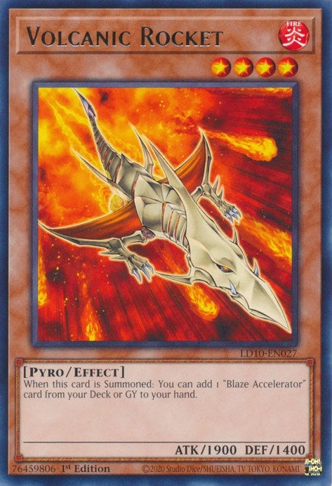 Image for Volcanic Rocket (LD10-EN027) (Legendary Duelists: Soulburning Volcano) - YuGiOh