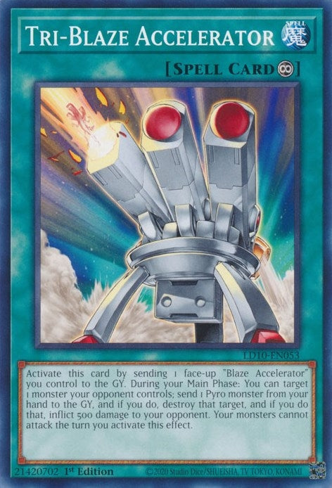 Image for Tri-Blaze Accelerator (LD10-EN053) (Legendary Duelists: Soulburning Volcano) - YuGiOh