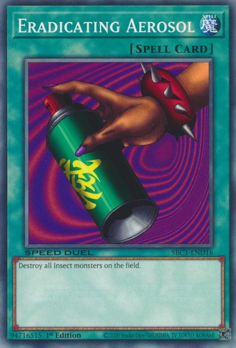Image for Eradicating Aerosol (SBC1-END16) (Speed Duel: Streets of Battle City) - YuGiOh