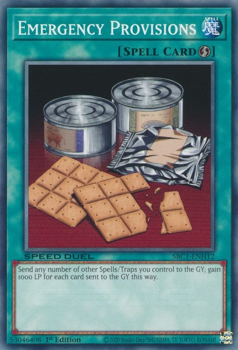 Image for Emergency Provisions (SBC1-ENH12) (Speed Duel: Streets of Battle City) - YuGiOh