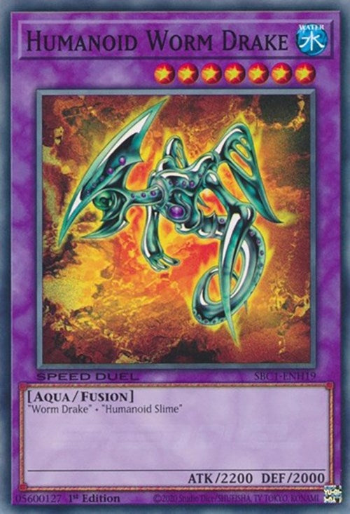 Image for Humanoid Worm Drake (SBC1-ENH19) (Speed Duel: Streets of Battle City) - YuGiOh