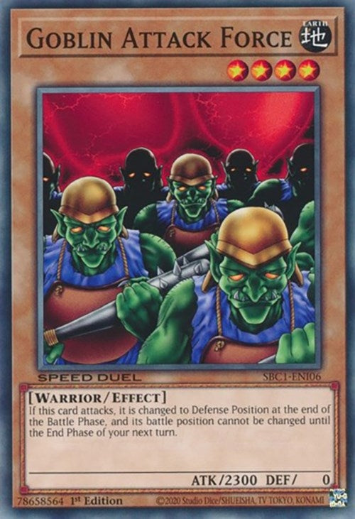 Image for Goblin Attack Force (SBC1-ENI06) (Speed Duel: Streets of Battle City) - YuGiOh