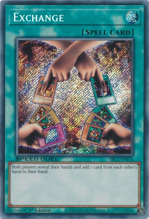 Image for Exchange (Secret Rare) (SBC1-ENI16) (Speed Duel: Streets of Battle City) - YuGiOh