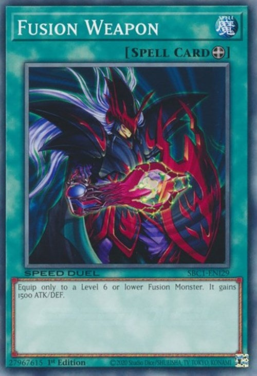 Image for Fusion Weapon (SBC1-ENI29) (Speed Duel: Streets of Battle City) - YuGiOh