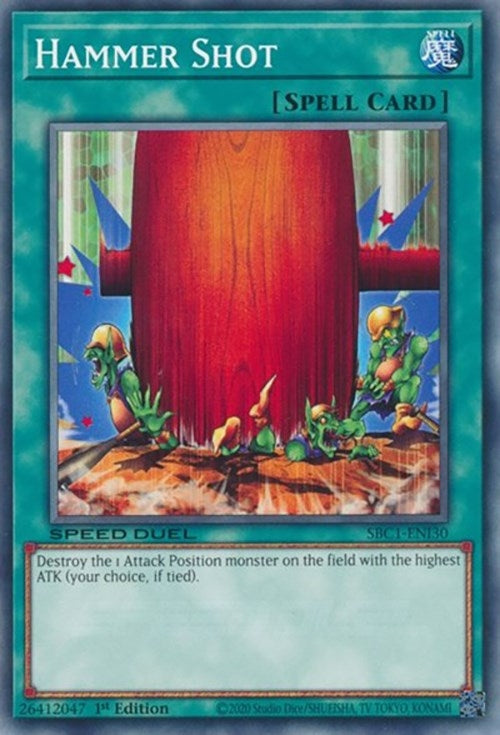 Image for Hammer Shot (SBC1-ENI30) (Speed Duel: Streets of Battle City) - YuGiOh
