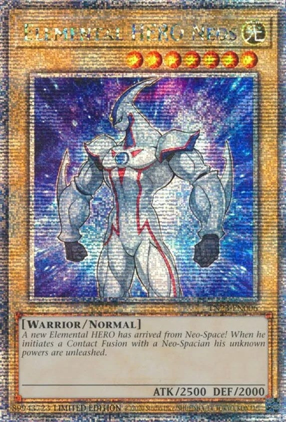 Image for Elemental HERO Neos (Quarter Century Secret Rare) (TN23-EN006) (25th Anniversary Tin: Dueling Heroes) - YuGiOh