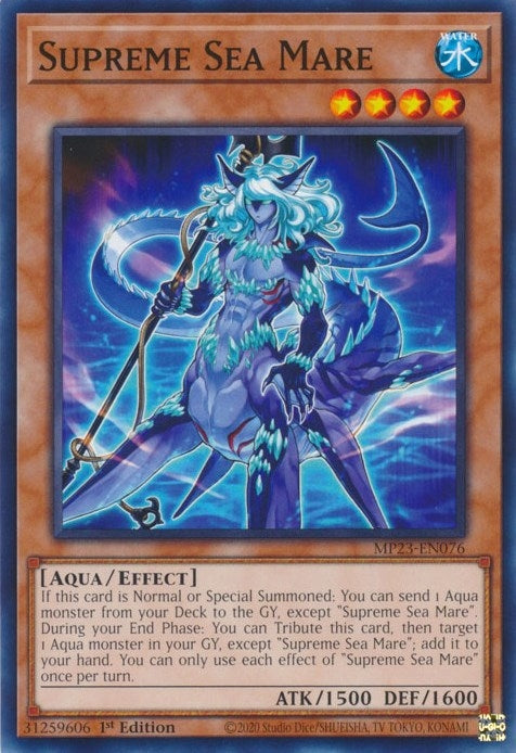 Image for Supreme Sea Mare (MP23-EN076) (25th Anniversary Tin: Dueling Heroes Mega Pack) - YuGiOh
