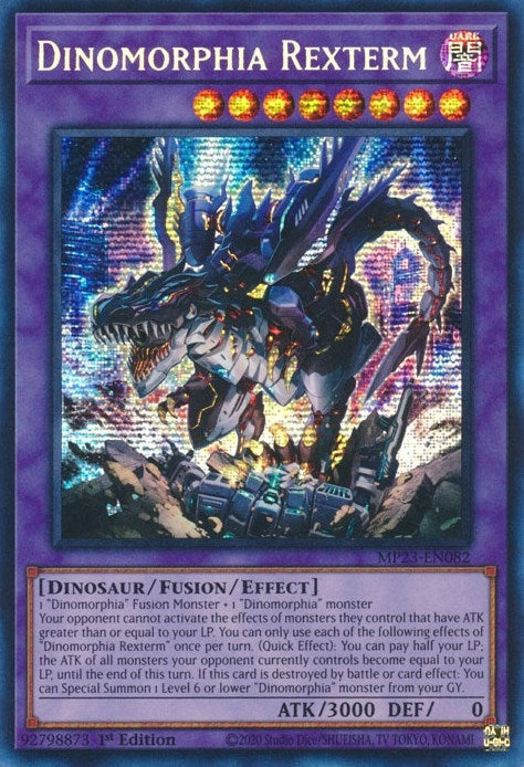 Image for Dinomorphia Rexterm (MP23-EN082) (25th Anniversary Tin: Dueling Heroes Mega Pack) - YuGiOh