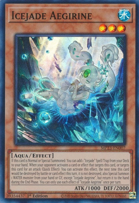 Image for Icejade Aegirine (MP23-EN007) (25th Anniversary Tin: Dueling Heroes Mega Pack) - YuGiOh