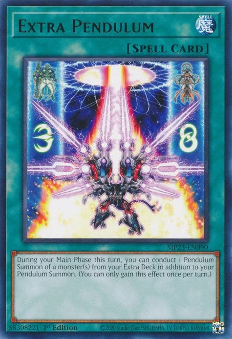 Image for Extra Pendulum (MP23-EN090) (25th Anniversary Tin: Dueling Heroes Mega Pack) - YuGiOh