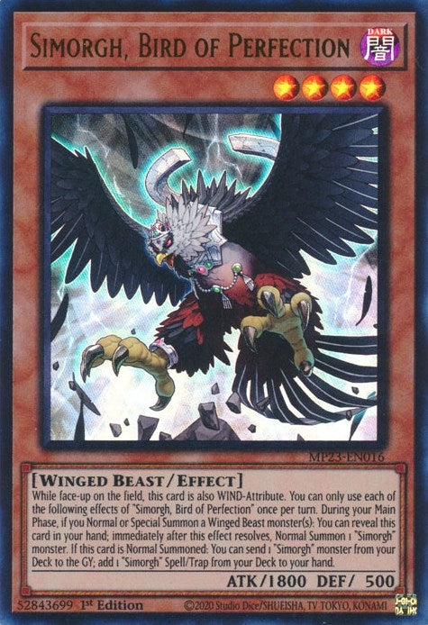Image for Simorgh, Bird of Perfection (MP23-EN016) (25th Anniversary Tin: Dueling Heroes Mega Pack) - YuGiOh