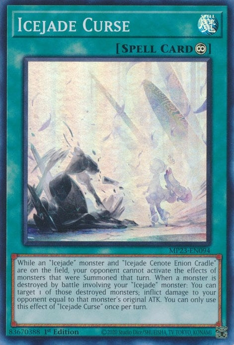 Image for Icejade Curse (MP23-EN094) (25th Anniversary Tin: Dueling Heroes Mega Pack) - YuGiOh