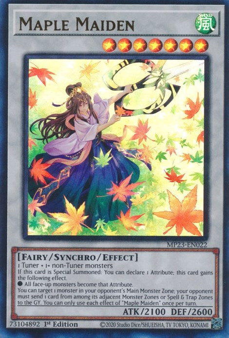 Image for Maple Maiden (MP23-EN022) (25th Anniversary Tin: Dueling Heroes Mega Pack) - YuGiOh