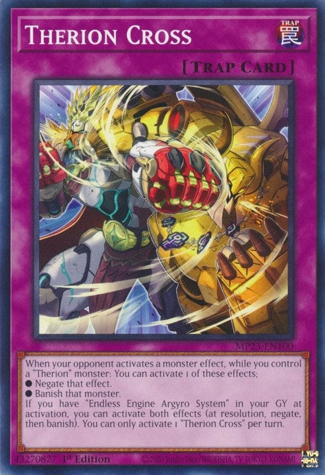 Image for Therion Cross (MP23-EN100) (25th Anniversary Tin: Dueling Heroes Mega Pack) - YuGiOh