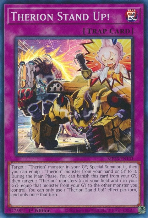 Image for Therion Stand Up! (MP23-EN101) (25th Anniversary Tin: Dueling Heroes Mega Pack) - YuGiOh