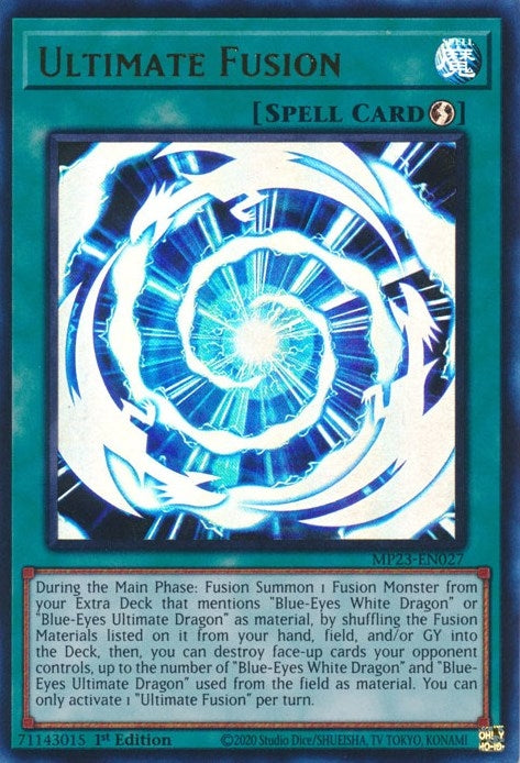 Image for Ultimate Fusion (MP23-EN027) (25th Anniversary Tin: Dueling Heroes Mega Pack) - YuGiOh