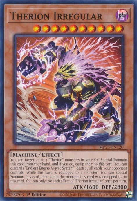 Image for Therion Irregular (MP23-EN120) (25th Anniversary Tin: Dueling Heroes Mega Pack) - YuGiOh