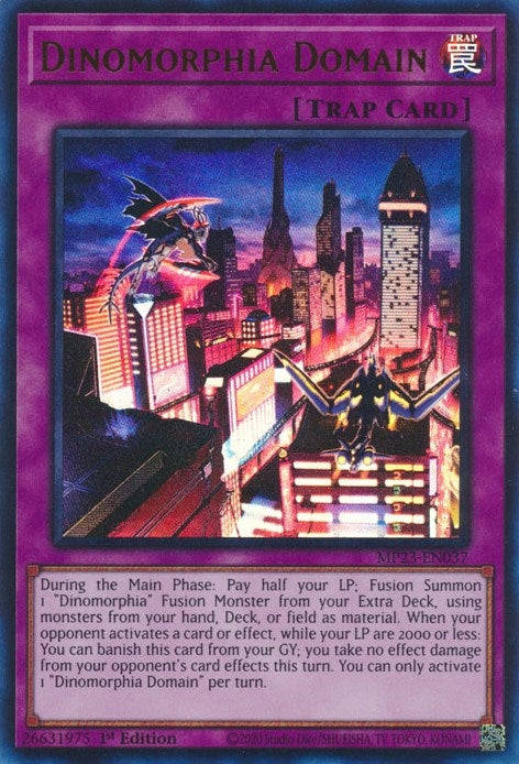 Image for Dinomorphia Domain (MP23-EN037) (25th Anniversary Tin: Dueling Heroes Mega Pack) - YuGiOh