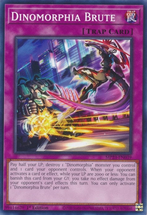 Image for Dinomorphia Brute (MP23-EN039) (25th Anniversary Tin: Dueling Heroes Mega Pack) - YuGiOh