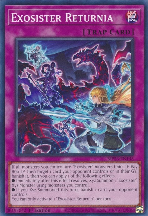 Image for Exosister Returnia (MP23-EN145) (25th Anniversary Tin: Dueling Heroes Mega Pack) - YuGiOh