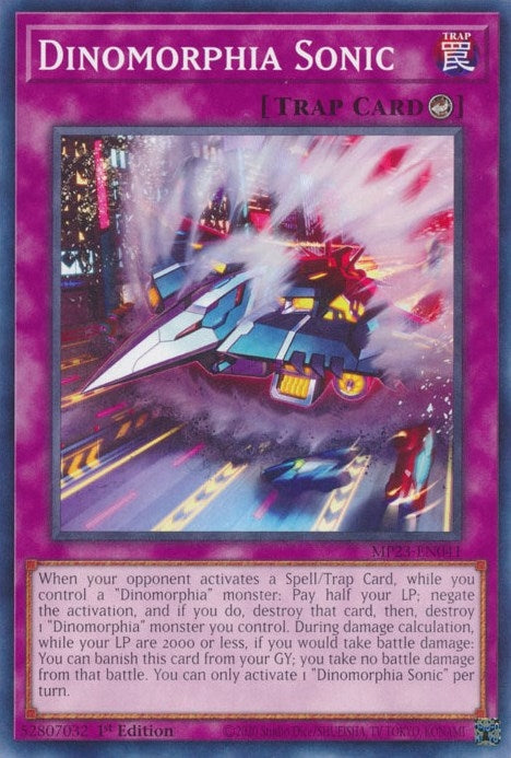 Image for Dinomorphia Sonic (MP23-EN041) (25th Anniversary Tin: Dueling Heroes Mega Pack) - YuGiOh