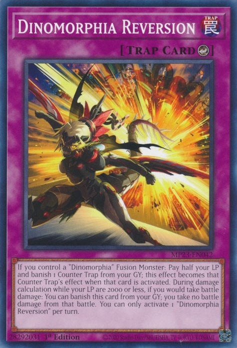Image for Dinomorphia Reversion (MP23-EN042) (25th Anniversary Tin: Dueling Heroes Mega Pack) - YuGiOh