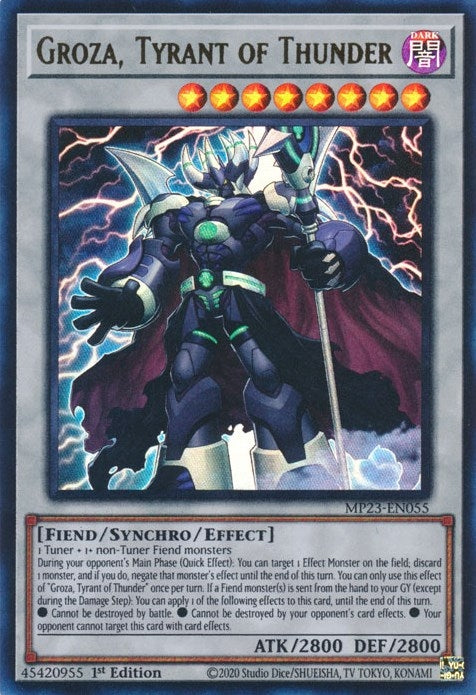 Image for Groza, Tyrant of Thunder (MP23-EN055) (25th Anniversary Tin: Dueling Heroes Mega Pack) - YuGiOh