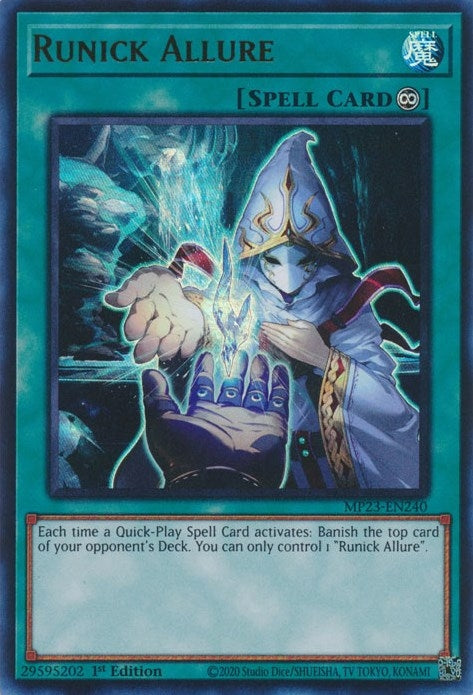 Image for Runick Allure (MP23-EN240) (25th Anniversary Tin: Dueling Heroes Mega Pack) - YuGiOh