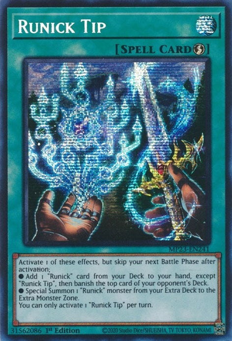 Image for Runick Tip (MP23-EN241) (25th Anniversary Tin: Dueling Heroes Mega Pack) - YuGiOh