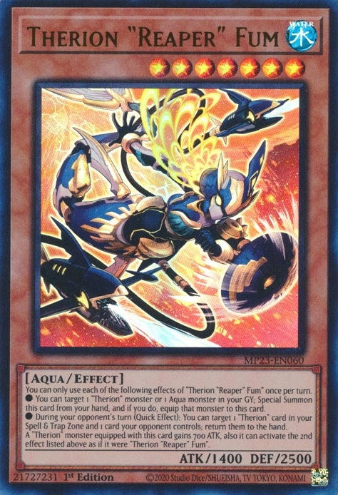 Image for Therion "Reaper" Fum (MP23-EN060) (25th Anniversary Tin: Dueling Heroes Mega Pack) - YuGiOh