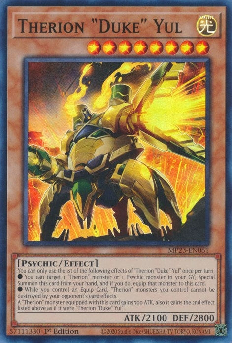 Image for Therion "Duke" Yul (MP23-EN061) (25th Anniversary Tin: Dueling Heroes Mega Pack) - YuGiOh