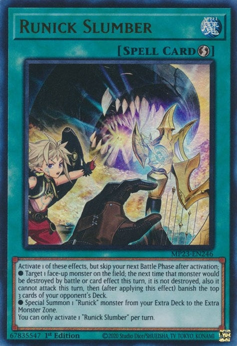 Image for Runick Slumber (MP23-EN246) (25th Anniversary Tin: Dueling Heroes Mega Pack) - YuGiOh