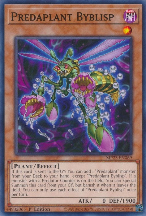 Image for Predaplant Byblisp (MP23-EN069) (25th Anniversary Tin: Dueling Heroes Mega Pack) - YuGiOh