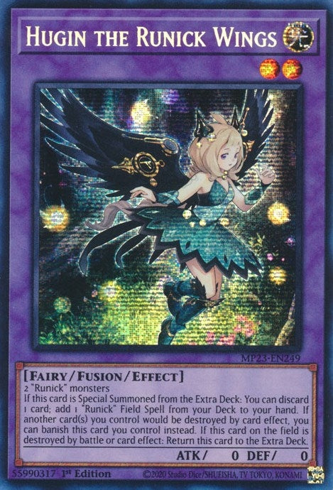 Image for Hugin the Runick Wings (MP23-EN249) (25th Anniversary Tin: Dueling Heroes Mega Pack) - YuGiOh
