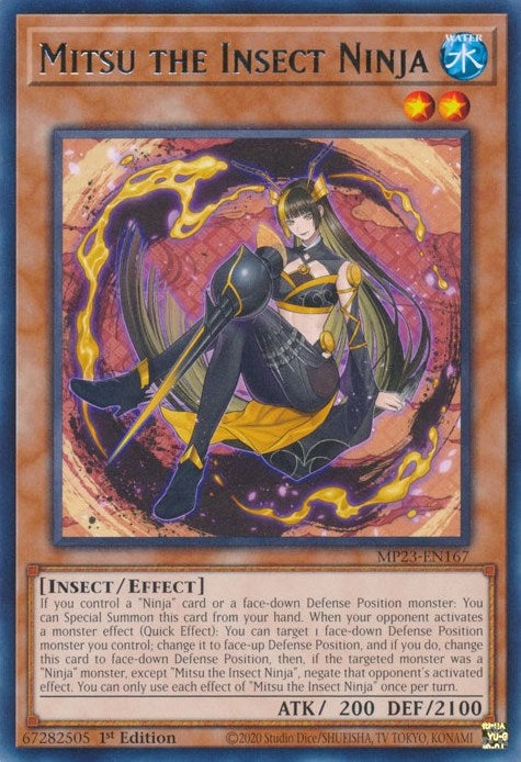 Image for Mitsu the Insect Ninja (MP23-EN167) (25th Anniversary Tin: Dueling Heroes Mega Pack) - YuGiOh