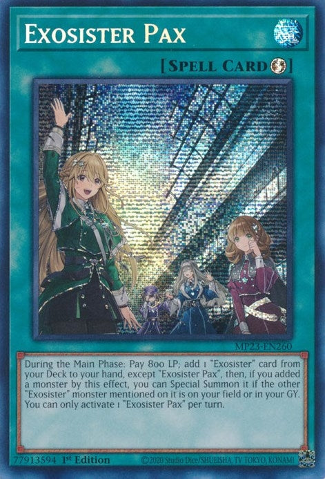 Image for Exosister Pax (MP23-EN260) (25th Anniversary Tin: Dueling Heroes Mega Pack) - YuGiOh