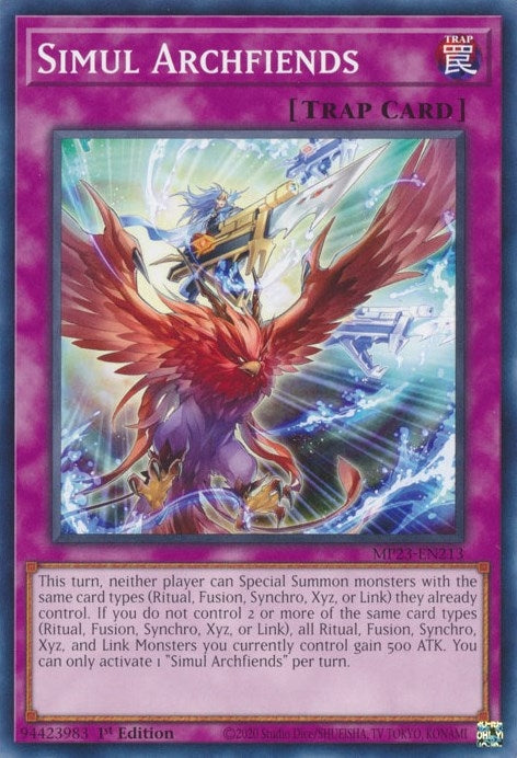 Image for Simul Archfiends (MP23-EN213) (25th Anniversary Tin: Dueling Heroes Mega Pack) - YuGiOh