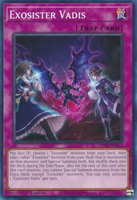 Image for Exosister Vadis (MP23-EN263) (25th Anniversary Tin: Dueling Heroes Mega Pack) - YuGiOh