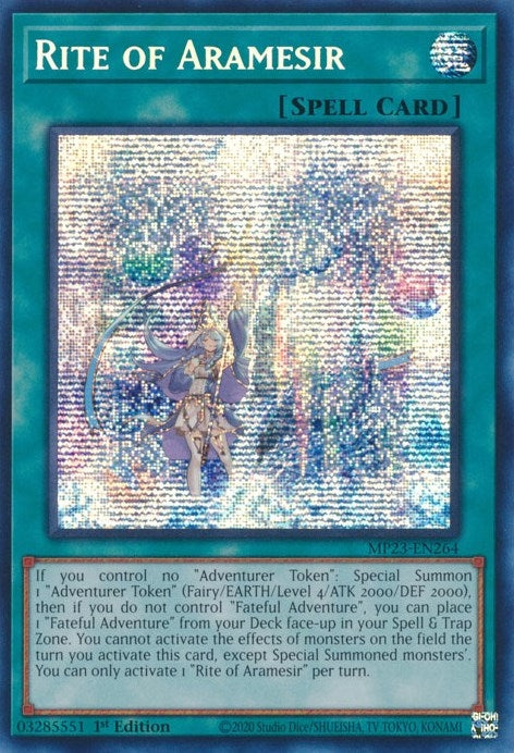 Image for Rite of Aramesir (MP23-EN264) (25th Anniversary Tin: Dueling Heroes Mega Pack) - YuGiOh