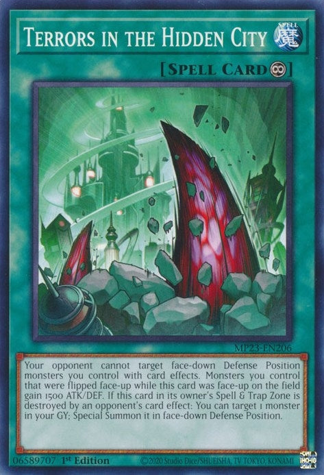 Image for Terrors in the Hidden City (MP23-EN206) (25th Anniversary Tin: Dueling Heroes Mega Pack) - YuGiOh